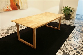 table chene bois massif