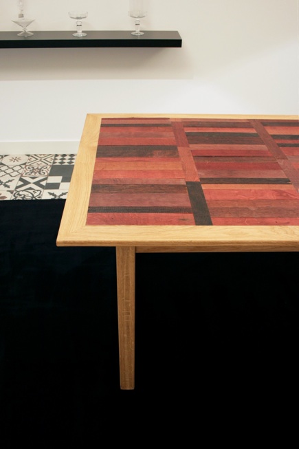 table design chene massif