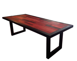 table salle à manger bois massif design